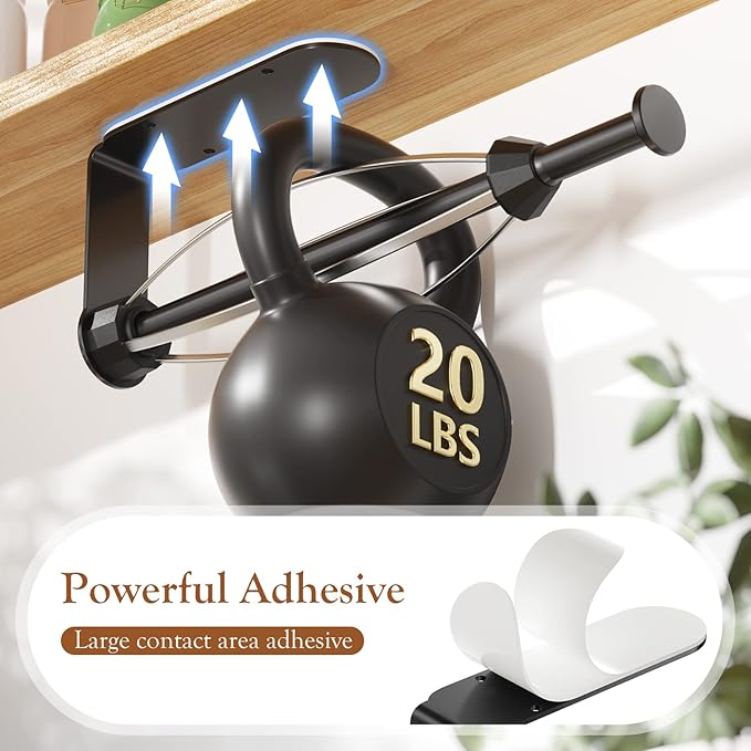 Paper Towel Holder Under Cabinet, Single Hand Operable Wall Mount - Image 5