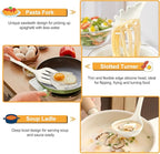 TeamFar Silicone Cooking Utensils Set, 7-Piece Heat Proof Kitchen Utensils Set - Image 5
