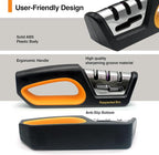 RESPECTED BRO 4-in-1 Knife and Scissors Sharpener, Premium Kitchen Knife - Image 6