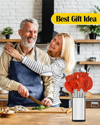 Silicone Cooking Utensil Set, BPA Free Heat Resistant Kitchen Tools - Image 6