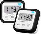 Timer, Kitchen Timers for Cooking Classroom Timer for Kids Teachers Magnetic by AOUVES