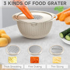 4-1 Colander with Bowl & Spoons Set - Image 3