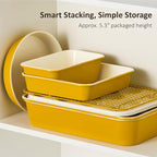 CAROTE 7-Piece Ceramic Baking Pans Set, Aluminized Steel Bakeware Sets - Image 6