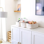 NaturalCozy 11.8"x8"x4.5” Storage Baskets - Image 3