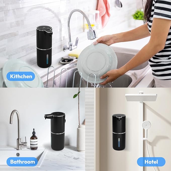 Automatic Foaming Soap Dispenser, Touchless Foam Soap Dispenser, 12.8oz - Image 9