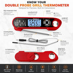 Digital Instant Read Meat Thermometer Waterproof Kitchen Food Cooking - Image 4