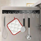 Cociat 2PCS Utensil Racks with 8 Hooks 17 Inch Kitchen Utensil Holders Hanging - Image 9