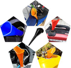 2 PCS Oil Funnel, Automotive Multi-Function Plastic Fuel Funnel - Image 5