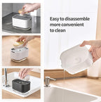 RUFCRIL Soap Pump Dispenser and Sponge Holder, 10oz / 300ml Dish Soap Dispenser - Image 6