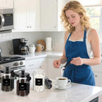 Suclain 3 Pcs Glass Coffee Container - Image 4
