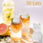 3D Cat Ice Cube Mold-JLMIH Fun Shapes Silicone Molds Tray - Image 2