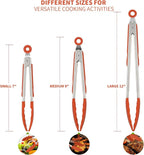 Kitchen Tongs, U-Taste 7/9/12 inches Cooking Tongs, - Image 2