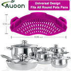 AUOON Clip On Strainer Silicone - Image 3