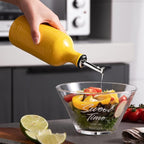 Sweejar Ceramic Olive Oil Dispenser Bottle, Opaque Oil Cruet Protects to Reduce - Image 4