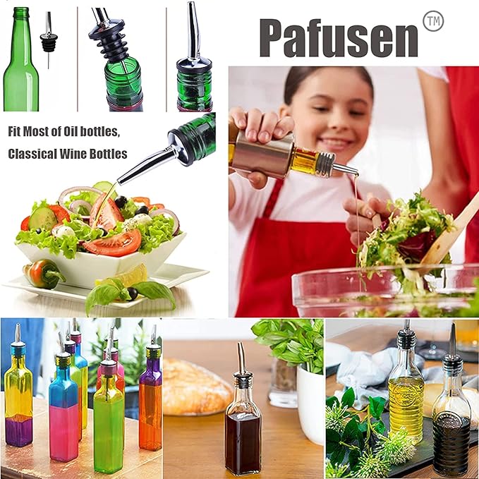 Pafusen 6 Pack Liquor Bottle Pourers, Liquor Pour Spout - Image 3