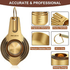 Wildone Copper Plated Measuring Cups & Spoons Set of 21 - Image 2