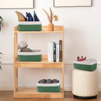 OIAHOMY 4 Pack Storage Baskets for Organizing, Small Bins for Shelves, Cute - Image 6