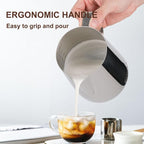 Milk Frothing Pitcher, 32oz Stainless Steel Milk Frother Cup Steaming Pitcher - Image 8