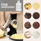 Cambom Rotary Cheese Grater Hand Crank Cheese Shredder - Image 4