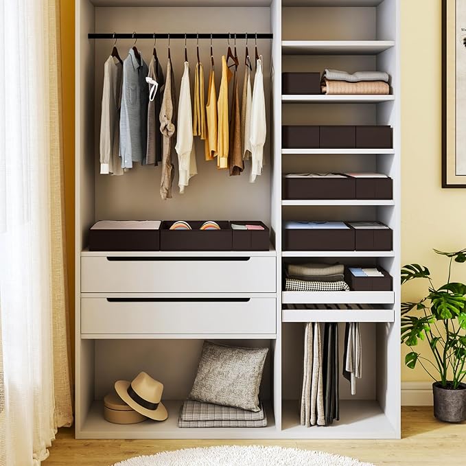 DIMJ Drawer Organizer Clothes, 12 Pack Underwear Organizer, Foldable Closet - Image 6