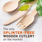 Weemium Disposable Wooden Cutlery Set - Image 3