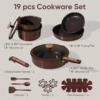 CAROTE Pots and Pans Set, Ceramic Cookware Set Non Stick - Image 2