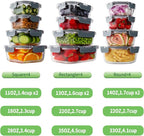 HOMBERKING 24pc Borosilicate Glass Food Storage Containers - Image 3
