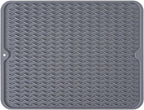 Large 24" x 18" Silicone Dish Drying Mat by MODENGKONGJIAN