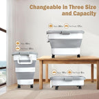 Komzon Rice Storage Container, Collapsible Airtight 10-40 Lb Rice Storage - Image 7