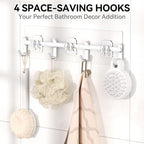 YASONIC Shower Caddy, 6 Pack Large Capacity shower organizer - Image 4