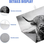 Highland Cow Dish Drying Mat for Kitchen Counter Drying Pad Absorbent - Image 3