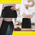 ROTANET Long Server Apron Black - Image 5