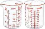 High Borosilicate Glass Measuring Cup-V-Shaped Spout，Glass Measuring Beaker by AckersBORO33