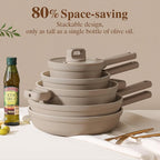 SENSARTE 20Pcs Pots and Pans Set Nonstick, Ceramic Cookware Set Non Stick - Image 9