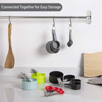 Measuring Cups and Spoons Set of Huygens Kitchen Gadgets 10 Pieces, Stackable - Image 5