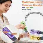 3 in 1 Cup Lid Cleaning Brush, Gap Cleaner Brushs - Image 2