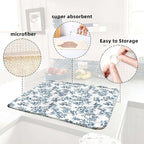 Floral Spring Small Dish Drying Mat - Image 6