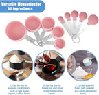 Measuring Cups and Spoons Set, 10-Piece Stackable Kitchen Tools - Image 3