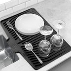 Silicone Dish Drying Mat for Kitchen Counter, Dish Drainer Mat, Non-Slip Drying by Unknown