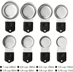 Magnetic Measuring Cups, Stainless Steel Kitchen Aid Cups Measuring set - Image 8
