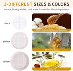 Reusable Bowl Covers for Bread Proofing- 3pc Beeswax Bowl Covers Reusable - Image 3