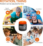 Table Twist Timer, Large LED Display Stopwatch, Silent & Loud Alarm, 199 Minute - Image 6