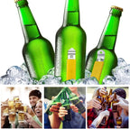 3 Pieces Magnetic Bottle Openers Can Opener Classic Beer Opener Stainless Steel - Image 6