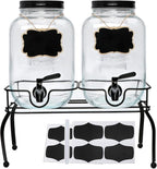 1-Gallon Drink Dispenser, Accguan Glass Water Dispenser by Accguan