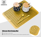 Large 14" x 11" Silicone Dish Drying Mat - Image 3