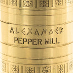 Alexander Home Original Greek Pepper Mill, 9-Inch Brass – European Manual - Image 4