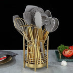 Gold Kitchen Utensils Set, Berglander 38 Pieces Non-stick Silicone Cooking - Image 2