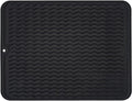 Silicone Dish Drying Mat, Non-Slip Easy Clean Sink Mat Large Heat-resistant by MODENGKONGJIAN