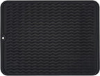 Silicone Dish Drying Mat, Non-Slip Easy Clean Sink Mat Large Heat-resistant by MODENGKONGJIAN
