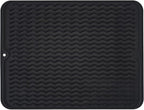 Silicone Dish Drying Mat, Non-Slip Easy Clean Sink Mat Large Heat-resistant by MODENGKONGJIAN